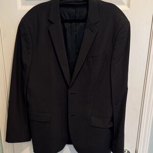 Express Black Pinstripe Men's Blazer